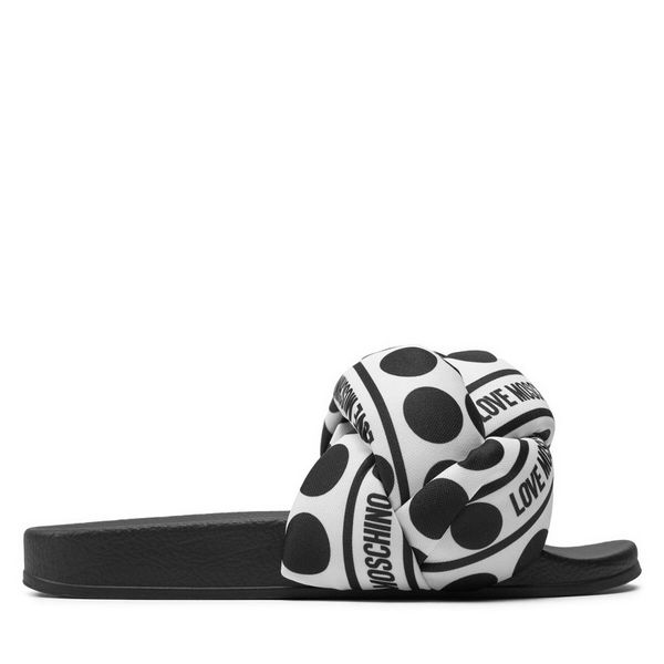 LOVE MOSCHINO Natikače LOVE MOSCHINO JA28272G0IIW010A Bianco/Nero