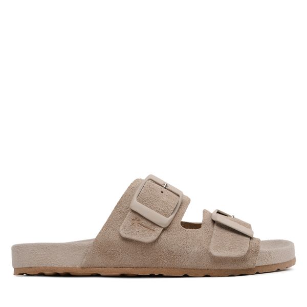 Manebi Natikače Manebi Suede Traveler Nordic Sandals W 1.9 RT Vintage Taupe