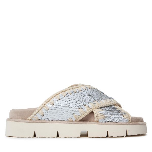 Mou Natikače Mou Criss Cross Bio Bio Sandal Plain SW461000G Bijela