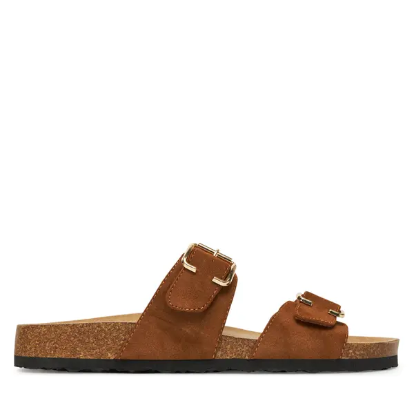 ONLY Shoes Natikače ONLY Shoes Onlmaxi-13 Pu Strap Buckle 15331392 Smeđa