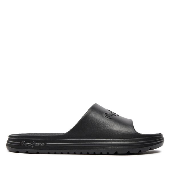 Pepe Jeans Natikače Pepe Jeans Beach Slide M PMS70159 Crna