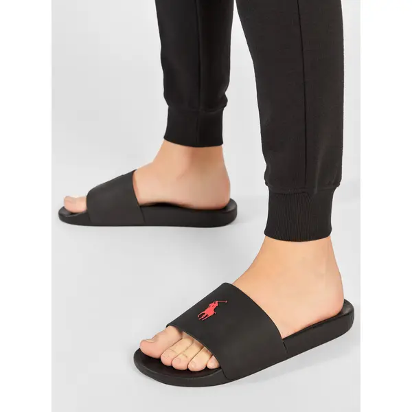 Polo Ralph Lauren Natikače Polo Ralph Lauren Polo Slide 809852071004 Crna