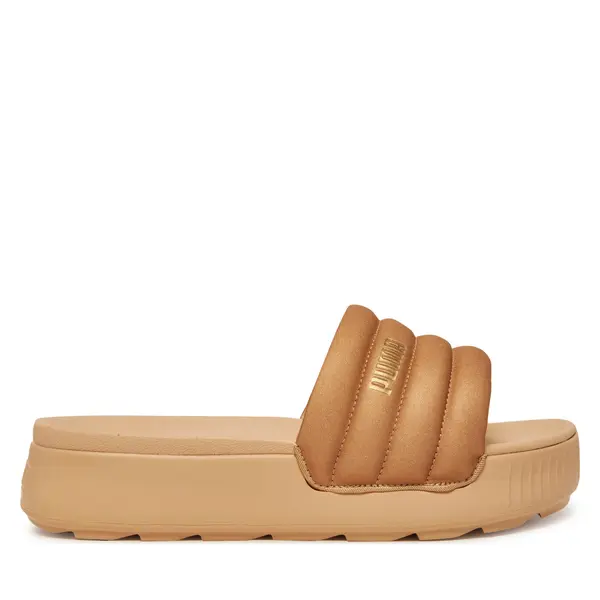 Puma Natikače Puma Karmen Slide Puffy Wns Aqua Metallics PU 400679 02 Zlatna