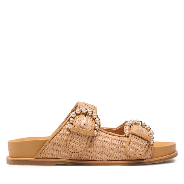 Stuart Weitzman Natikače Stuart Weitzman Piper Slide Sandal SA803 Tan