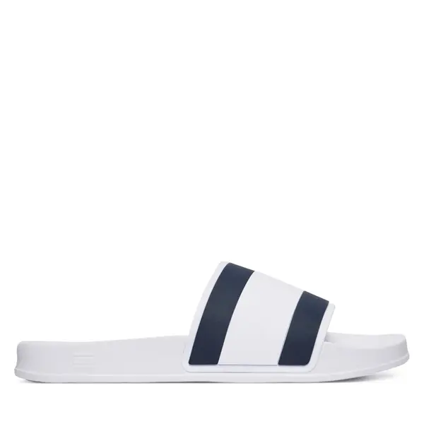 Tommy Hilfiger Natikače Tommy Hilfiger Core Hilfiger Flag Pool Slide FM0FM05798 Bijela