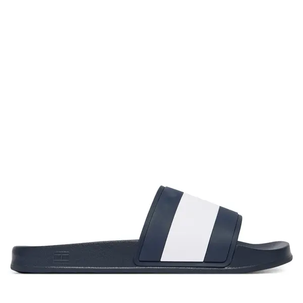 Tommy Hilfiger Natikače Tommy Hilfiger Core Hilfiger Flag Pool Slide FM0FM05798 Plava