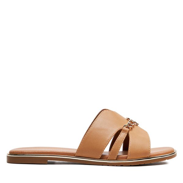 Tommy Hilfiger Natikače Tommy Hilfiger Flat Slide T3A2-33251-0326 Taupe 501