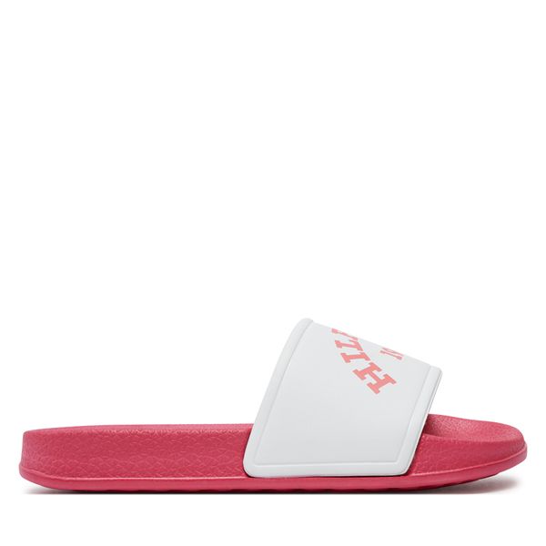 Tommy Hilfiger Natikače Tommy Hilfiger Logo Print Pool Slide T3A0-33303-1172 Bijela