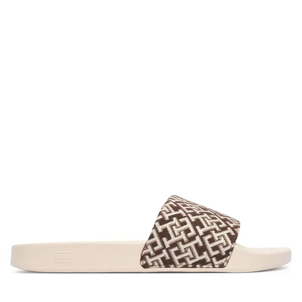 Tommy Hilfiger Natikače Tommy Hilfiger Monogram Pool Slide FW0FW09423 Smeđa