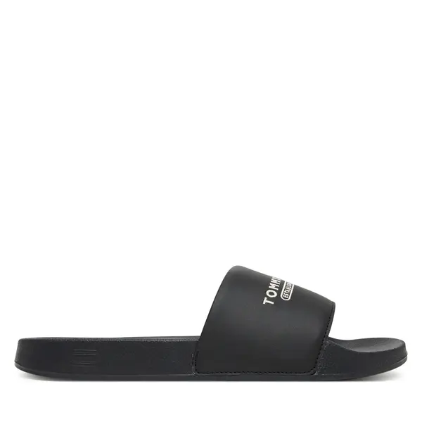 Tommy Hilfiger Natikače Tommy Hilfiger Raised Pool Slide FM0FM05761 Crna