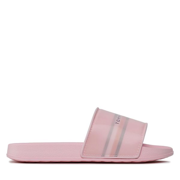 Tommy Hilfiger Natikače Tommy Hilfiger Reflective Pool Slide T3A0-32803-1172 S Pink 302