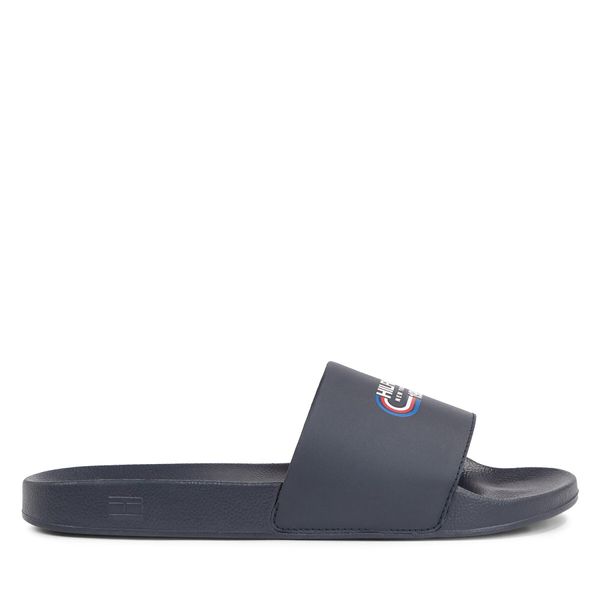 Tommy Hilfiger Natikače Tommy Hilfiger Rwb Hilfiger Oly Pool Slide FM0FM05019 Desert Sky DW5
