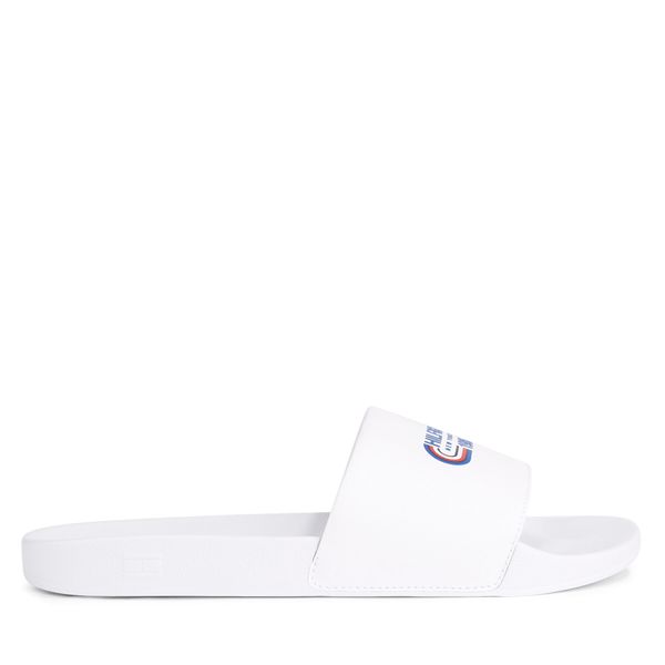 Tommy Hilfiger Natikače Tommy Hilfiger Rwb Hilfiger Oly Pool Slide FM0FM05019 White YBS