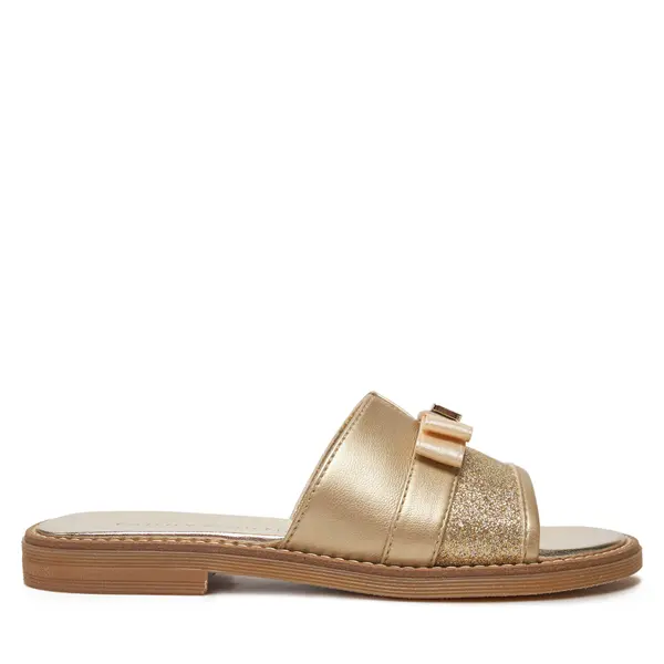Tommy Hilfiger Natikače Tommy Hilfiger Sandal T4A2-33942-0572 M Zlatna