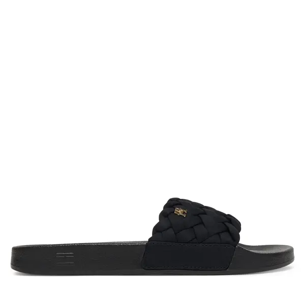 Tommy Hilfiger Natikače Tommy Hilfiger Th Braided Pool Slide FW0FW09203 Crna