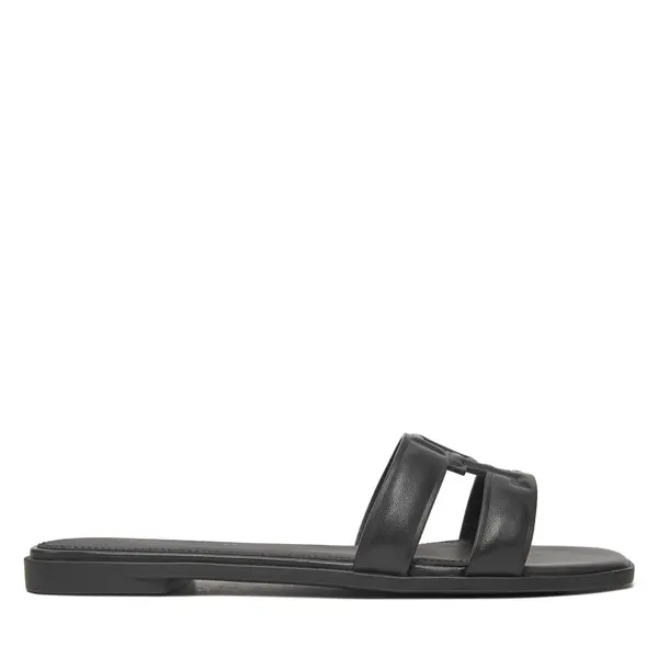 Tommy Hilfiger Natikače Tommy Hilfiger Th Logo Strap Mule FW0FW08671 Crna