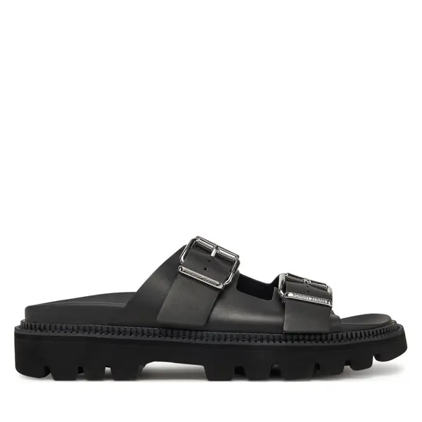 Tommy Jeans Natikače Tommy Jeans Double Strap Sandal EN0EN02753 Crna
