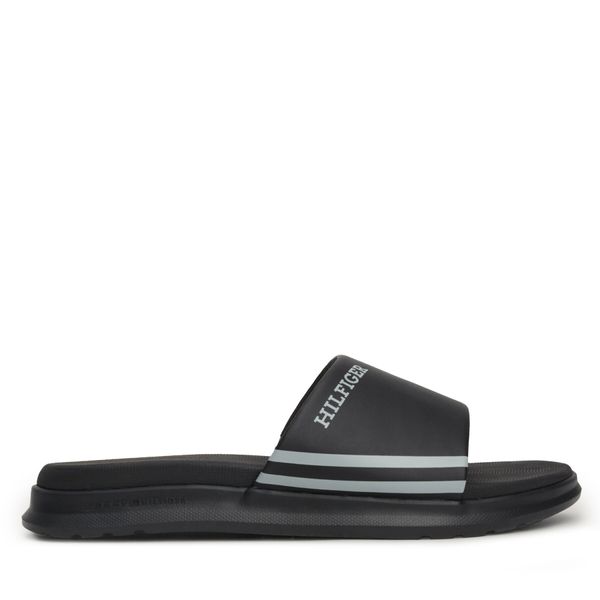 Tommy Jeans Natikače Tommy Jeans Dual Density Hilifger Pool Slide FM0FM05017 Black BDS