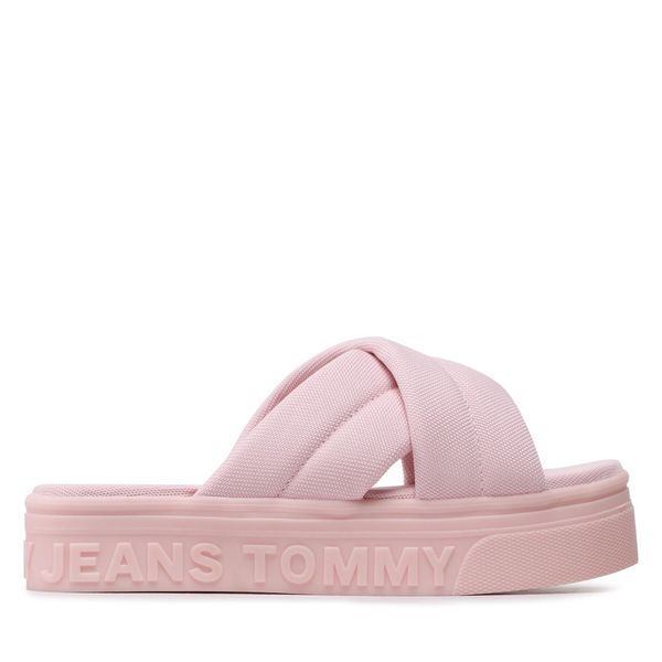 Tommy Jeans Natikače Tommy Jeans Fltfrm Sandal EN0EN02116 Misty Pink