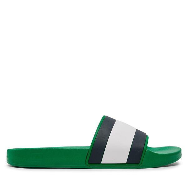 Tommy Jeans Natikače Tommy Jeans Rubber Th Flag Pool Slide FM0FM04263 Zelena