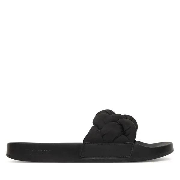 Tommy Jeans Natikače Tommy Jeans Tjw Braided Slides EN0EN02975 Crna