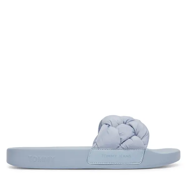 Tommy Jeans Natikače Tommy Jeans Tjw Braided Slides EN0EN02975 Svijetloplava