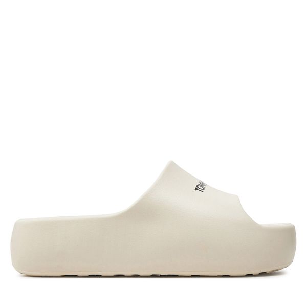 Tommy Jeans Natikače Tommy Jeans Tjw Chunky Flatform Slide EN0EN02454 Bež