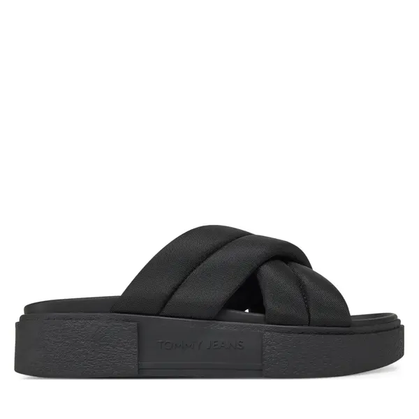 Tommy Jeans Natikače Tommy Jeans Tjw Flatform Sandal EN0EN02775 Crna