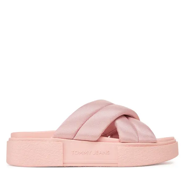 Tommy Jeans Natikače Tommy Jeans Tjw Flatform Sandal EN0EN02775 Ružičasta