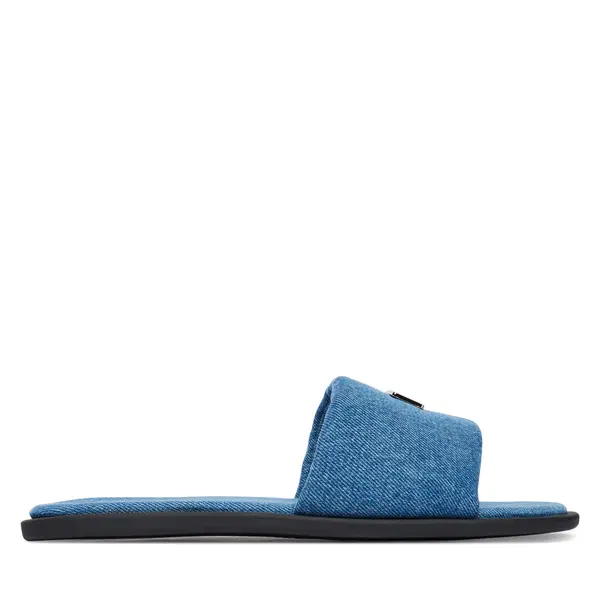 Tommy Jeans Natikače Tommy Jeans Tjw Padded Denim Casual Slide EN0EN03020 Plava