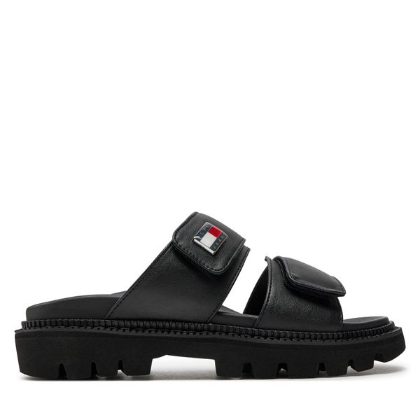 Tommy Jeans Natikače Tommy Jeans Tjw Puffed Sandal EN0EN02560 Crna