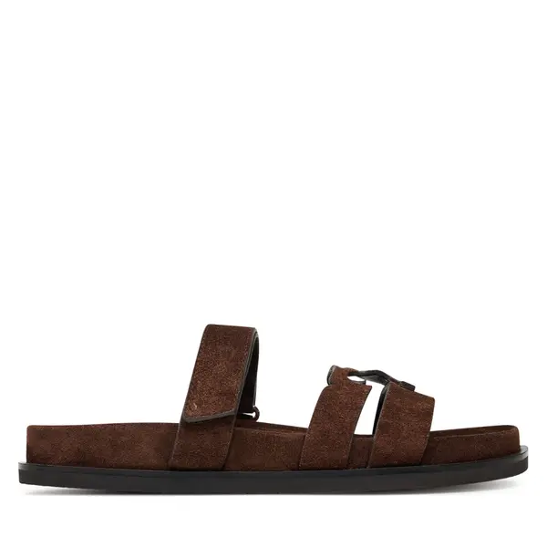 TORY BURCH Natikače Tory Burch Ines Sport Slide 163481 Smeđa