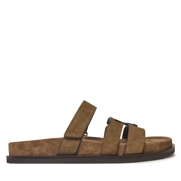 TORY BURCH Natikače Tory Burch Ines Sport Slide 163481 Smeđa