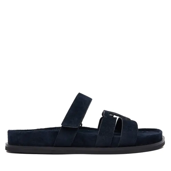 TORY BURCH Natikače Tory Burch Ines Sport Slide 163481 Tamnoplava