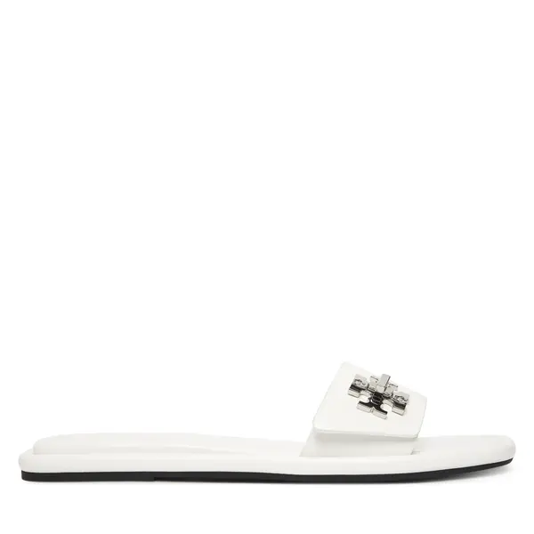 TORY BURCH Natikače Tory Burch T Lock Slide 164676 Bijela