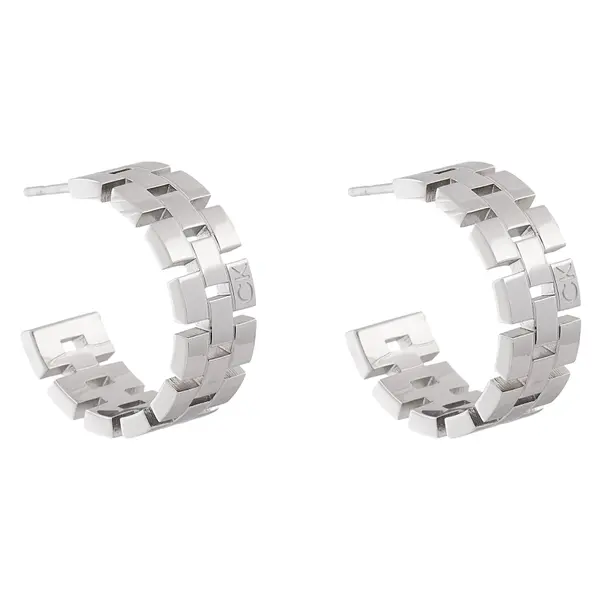 Calvin Klein Naušnice Calvin Klein 35000249 Srebrna