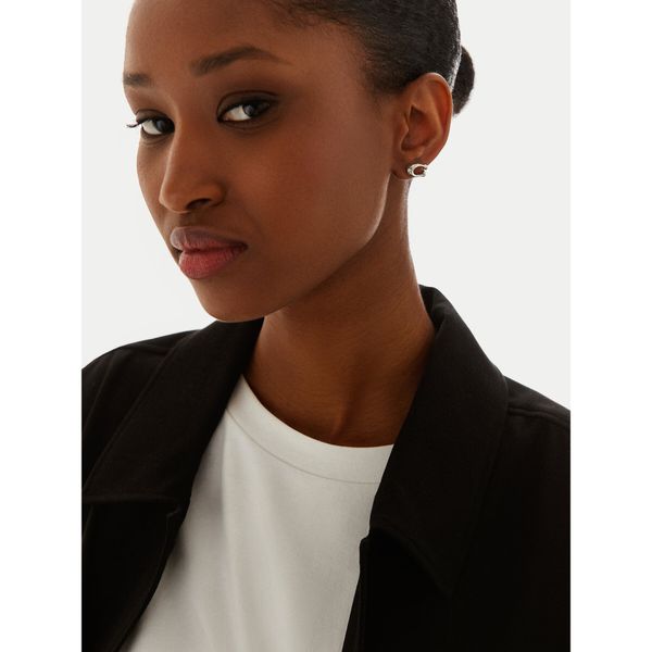 Coach Naušnice Coach 37369816RHO030 Srebrna