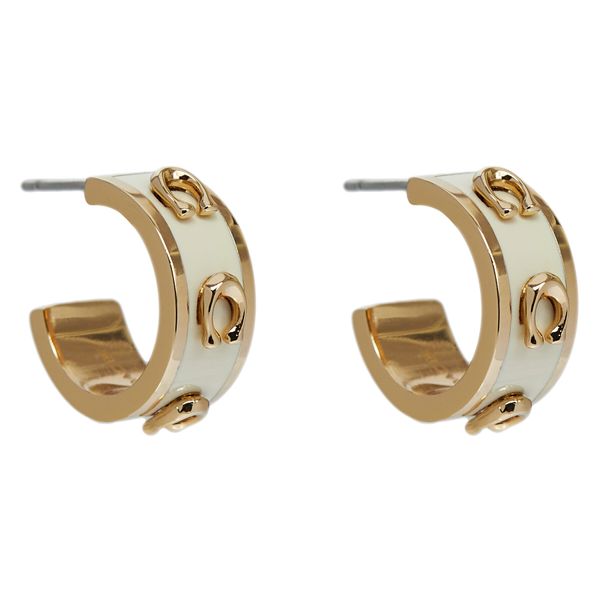 Coach Naušnice Coach 37448375GLD100 Zlatna