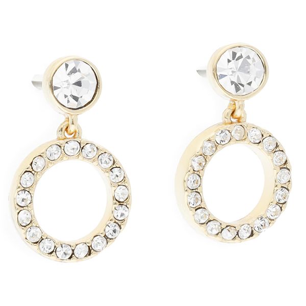 Coach Naušnice Coach Halo Pve Drp Std C9325 Gold/Clear