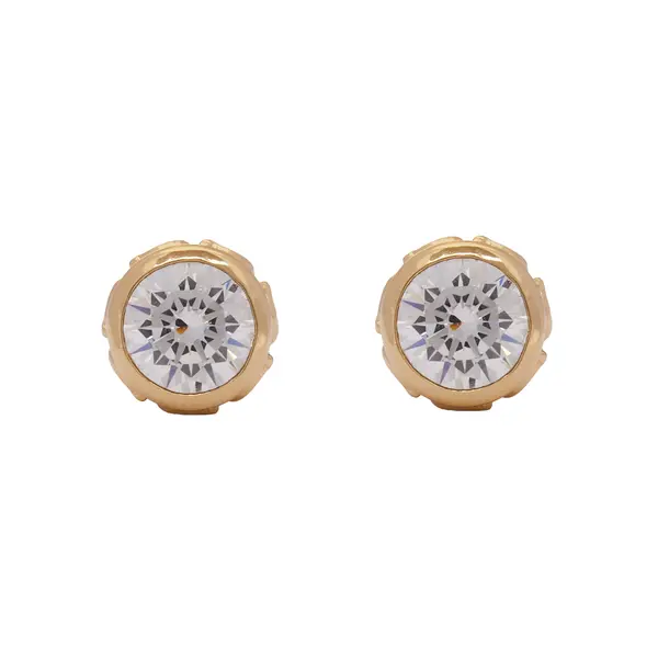 Coach Naušnice Coach Signature Stone Earrings 37423484GLD111 Zlatna