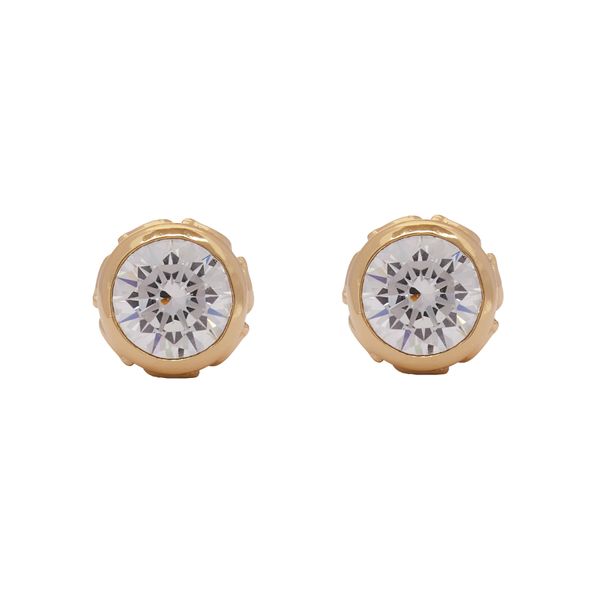 Coach Naušnice Coach Signature Stone Earrings 37423484GLD111 Zlatna