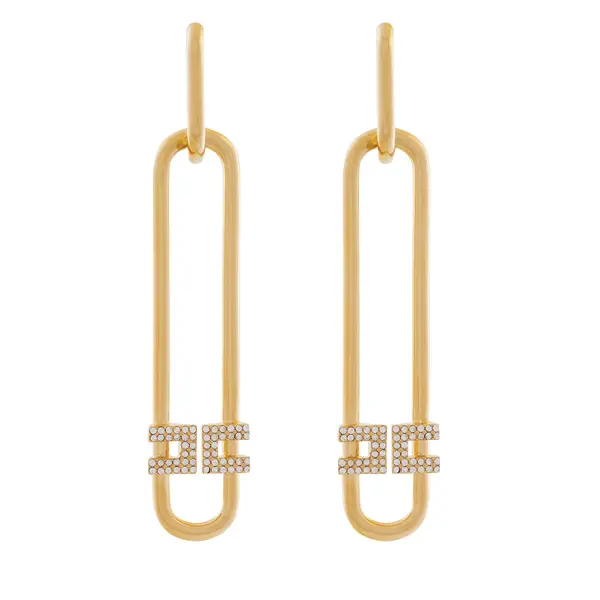 Elisabetta Franchi Naušnice Elisabetta Franchi OR-10A-52E2-V250 Zlatna