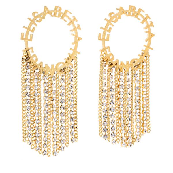Elisabetta Franchi Naušnice Elisabetta Franchi OR-16M-41E2-V250 Oro Giallo U95