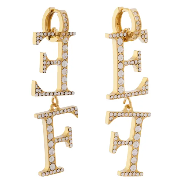 Elisabetta Franchi Naušnice Elisabetta Franchi OR-17K-52E2-V260 Zlatna