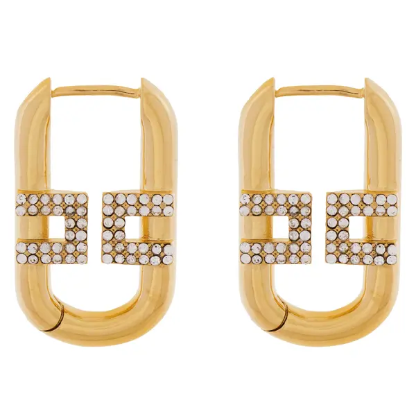 Elisabetta Franchi Naušnice Elisabetta Franchi OR-20A-52E2-V200 Zlatna