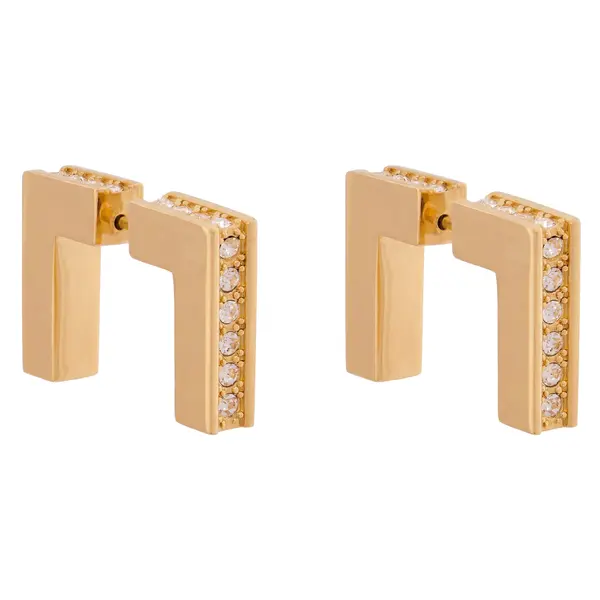 Elisabetta Franchi Naušnice Elisabetta Franchi OR-26K-61E2-V230 Zlatna