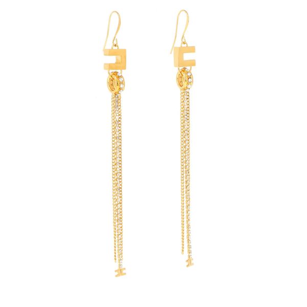 Elisabetta Franchi Naušnice Elisabetta Franchi OR-33M-41E2-V240 Oro Giallo U95