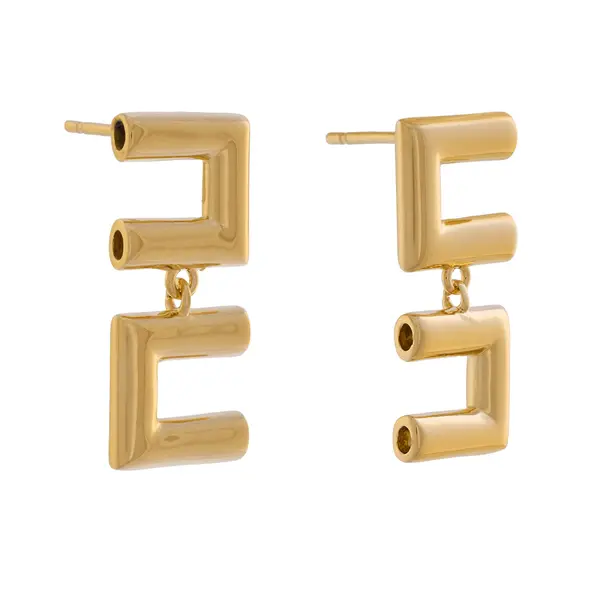 Elisabetta Franchi Naušnice Elisabetta Franchi OR-54A-57E2-V140 Zlatna