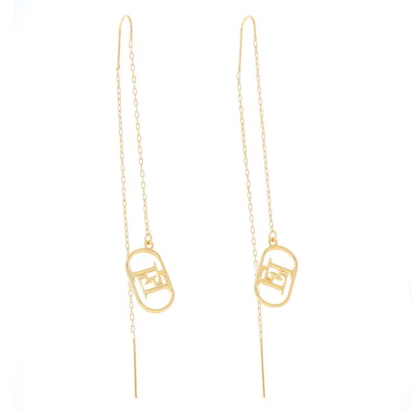 Elisabetta Franchi Naušnice Elisabetta Franchi OR-54M-42E2-V150 Oro Giallo U95