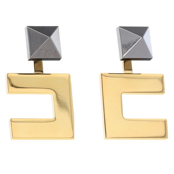 Elisabetta Franchi Naušnice Elisabetta Franchi OR-61A-42E2-V120 Canna f/Oro g CE9